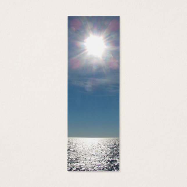 Sun Over the Ocean Photograph (Front)