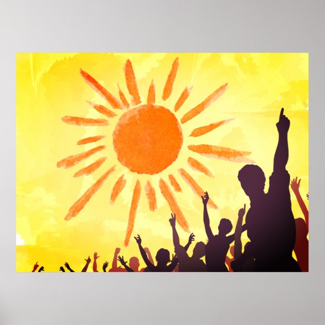 sun painting  poster (Front)