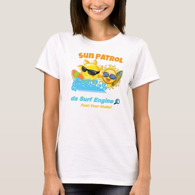 Sun Patrol Surfing T-Shirt (Front)
