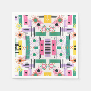 Sun Pattern whimsical Napkin