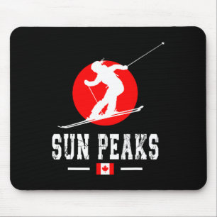 Sun Peaks Canada Ski Resort Rocky Mountains Canadi Mouse Pad