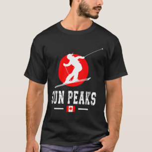 Sun Peaks Canada Ski Resort Rocky Mountains Canadi T-Shirt