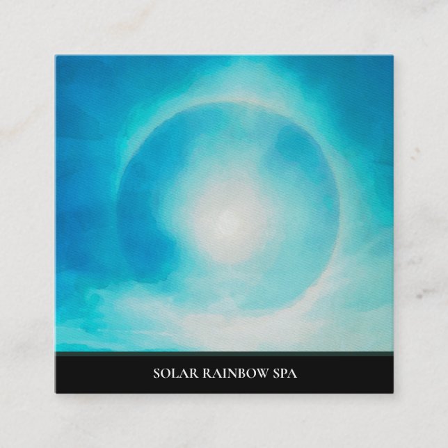 *~* Sun Pines Blue Mountains Rainbow Business Card (Front)