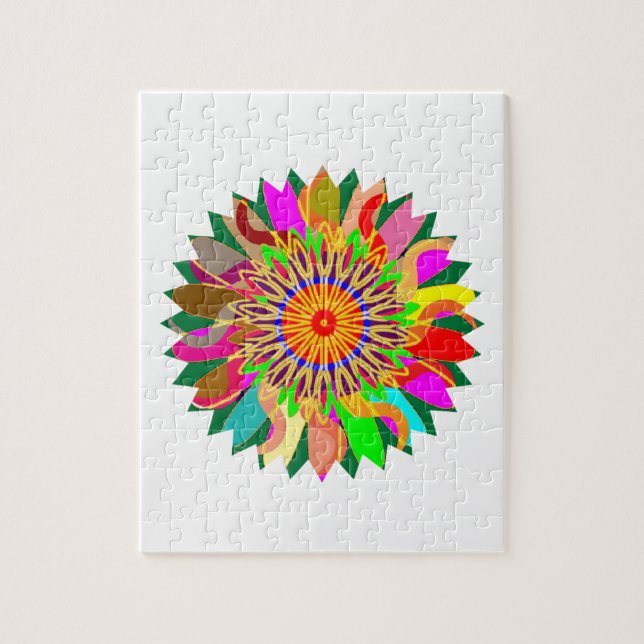 SUN Planet CHAKRA Art:  Source of Life on Earth Jigsaw Puzzle (Vertical)