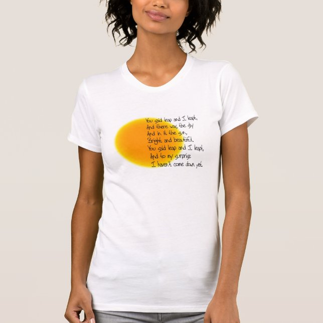 Sun Poem T-Shirt (Front)