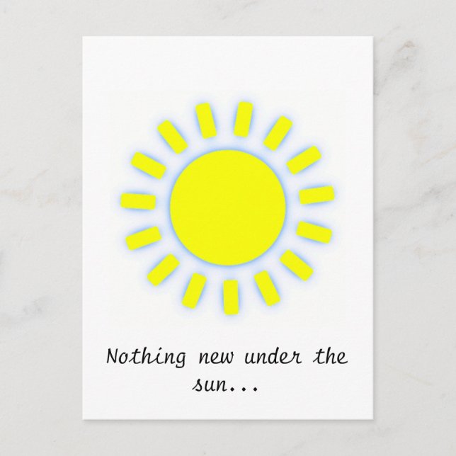Sun Postcard (Front)