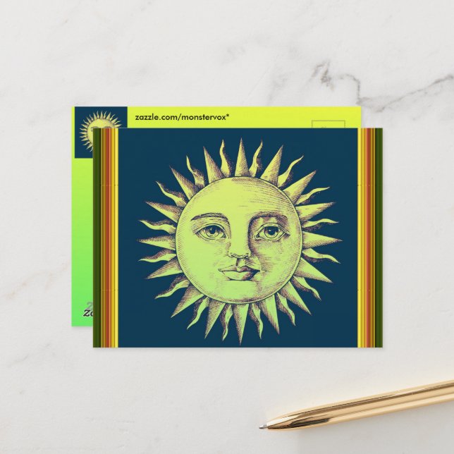 Sun Postcard (Front/Back In Situ)