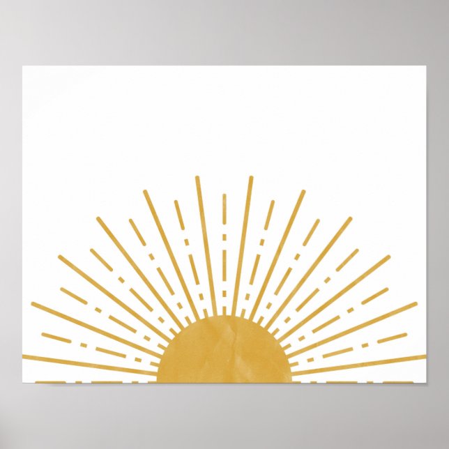 Sun Poster, Sun Art Print, Sun Wall Art, Sun Art Poster (Front)