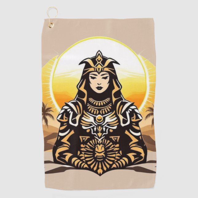 Sun Priestess Golf Towel (Front)