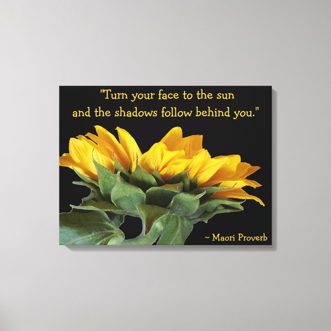 Sun Proverb on wrapped canvas (Front)