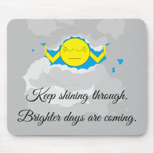 Sun Pushing Through Storm Clouds:  Mouse Pad