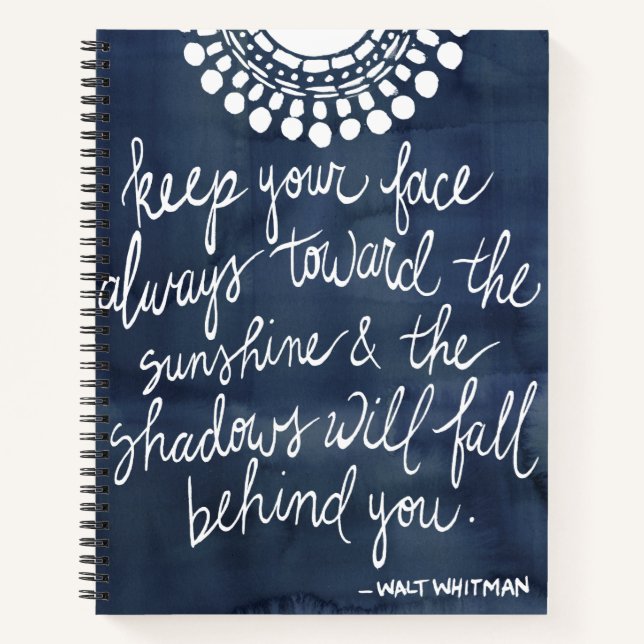 Sun Quote II Notebook (Front)
