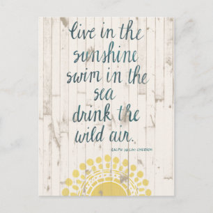 Sun Quote IV Postcard