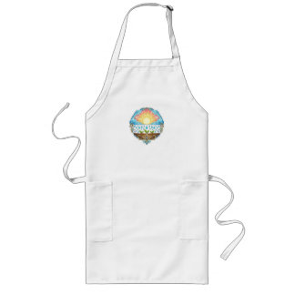 Sun Rain Growth Nature Symbol Illustration design  Long Apron