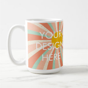Sun Ray Custom Mug – Retro Sunshine Vibes