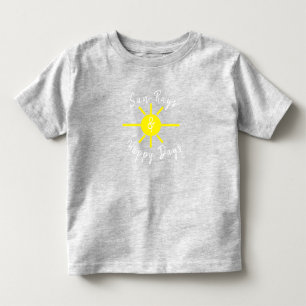 Sun rays and happy days toddler T-Shirt
