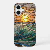 Sun Rays And Waves Stained Glass Illusion