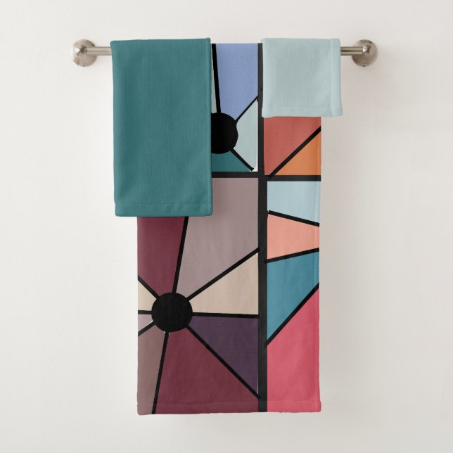 Sun Rays  Bath Towel Set (Insitu)
