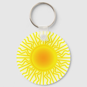 Sun Rays Key Ring