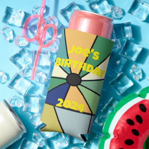 Sun Rays Seltzer Can Cooler