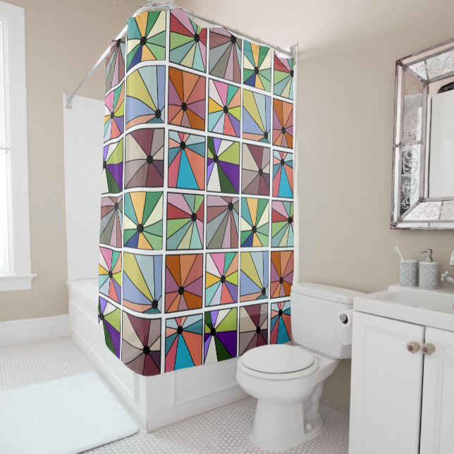 Sun Rays  Shower Curtain (In Situ)