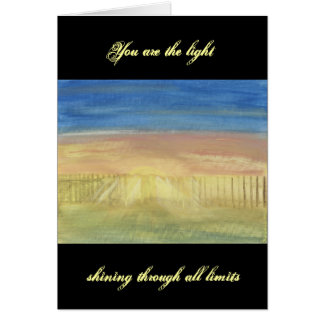 Sun Rays Through the Fence