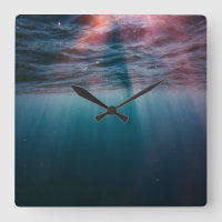 sun rays under water