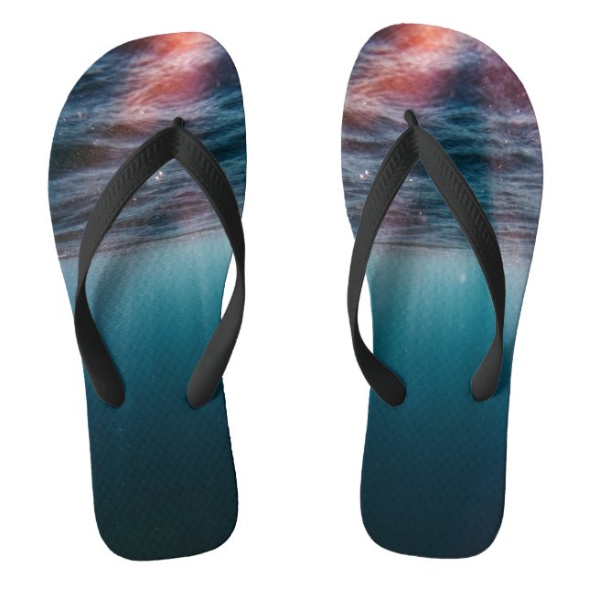 sun rays under water thongs (Footbed)