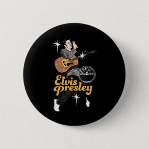 Sun Records X Elvis Presley Dancing With Stars 6 Cm Round Badge