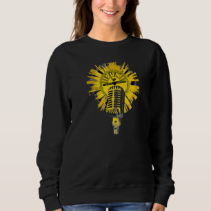 Sun Records Yellow Microphone Splatter Sweatshirt