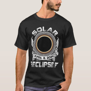 Sun Retro Solar Eclipse 2024 Totality April 8 Men T-Shirt