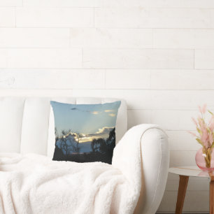 Sun rise on a farm called Poortjie south africa  Cushion