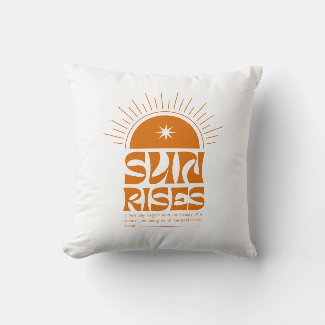 Sun Rises Cushion (Front)