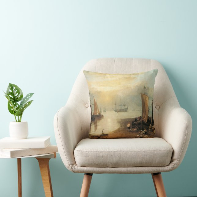 Sun Rising Through Vapour by Joseph Turner Cushion (Chair)