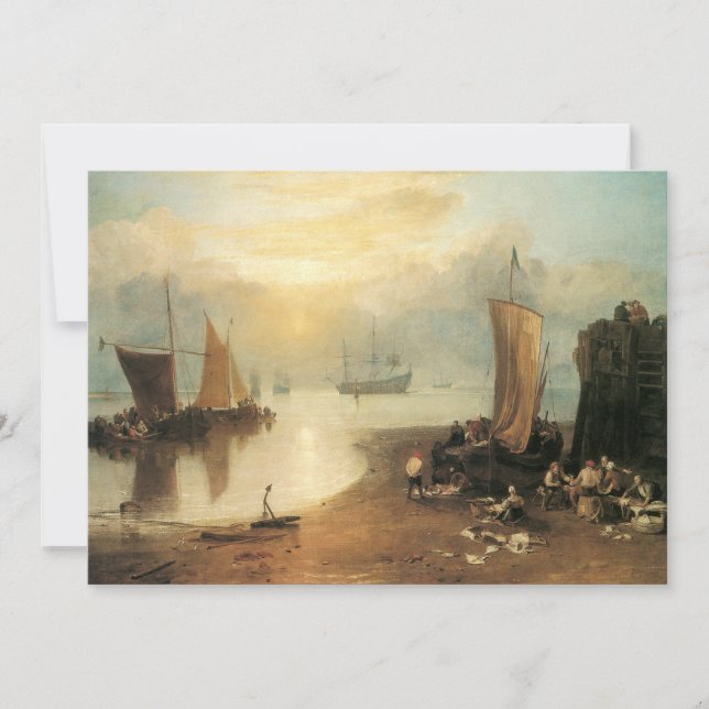 Sun Rising Through Vapour by Joseph Turner Invitation (Front)