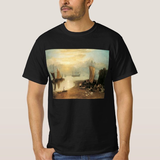 Sun Rising Through Vapour by Joseph Turner T-Shirt (Front)