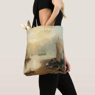 Sun Rising Through Vapour by Joseph Turner Tote Bag