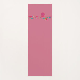 Sun rising yoga mat