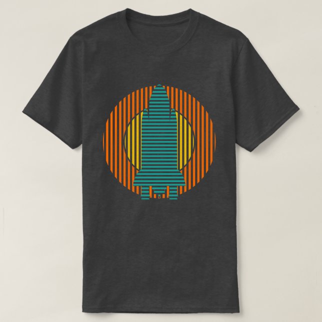 sun rocket stripes T-Shirt (Design Front)