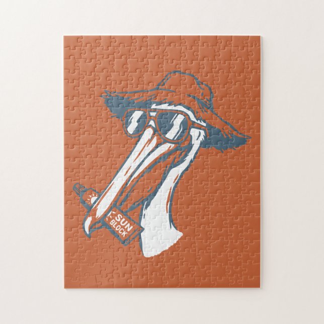 Sun-safe Pelican Jigsaw Puzzle (Vertical)
