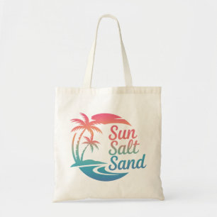 Sun Salt Sand Beach Vibes Tote Bag