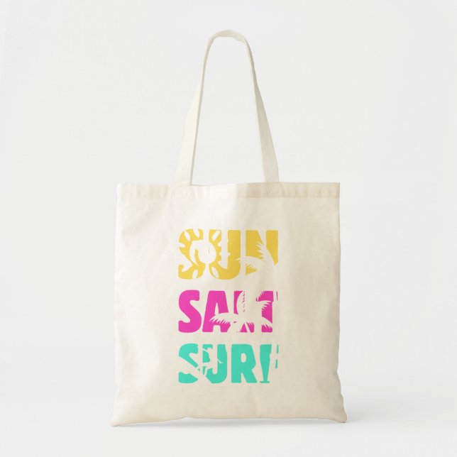 Sun Salt Surf - Summer Vibes Tote Bag (Front)