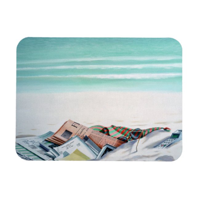 Sun Sand and Money III Magnet (Horizontal)
