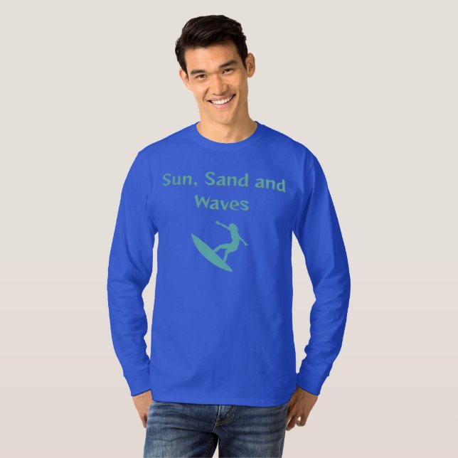 Sun, Sand and Waves T-Shirt (Front Full)