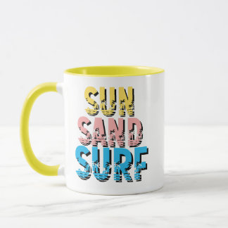 SUN SAND SURF Mug BEACH VIBES SUMMER MUG