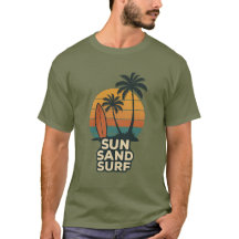 Sun Sand Surf – Retro Vintage Beach Vibes