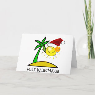 Sun Santa - Mele Kalikimaka Holiday Card