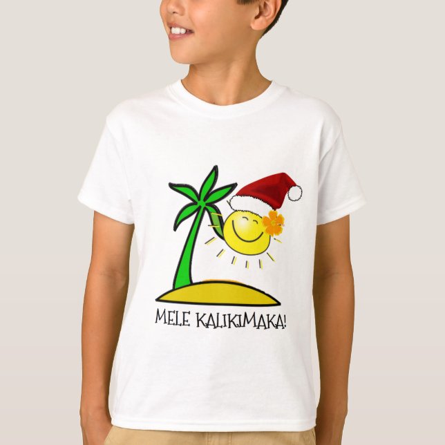 Sun Santa - Mele Kalikimaka T-Shirt (Front)