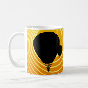 sun scene ballooning coffee mug