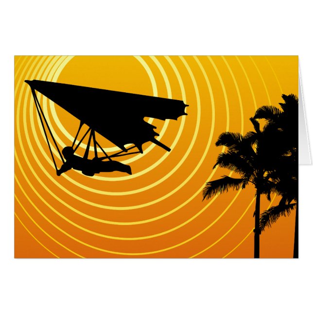 sun scene hang gliding (Front Horizontal)